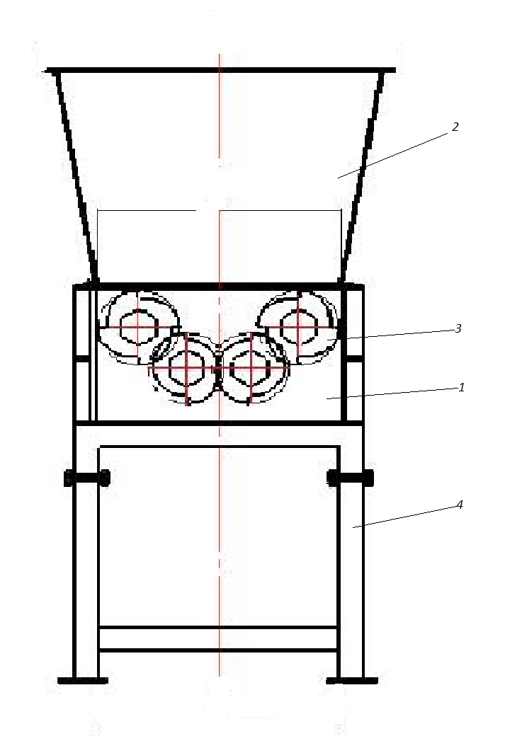 Четырехвальный шредер