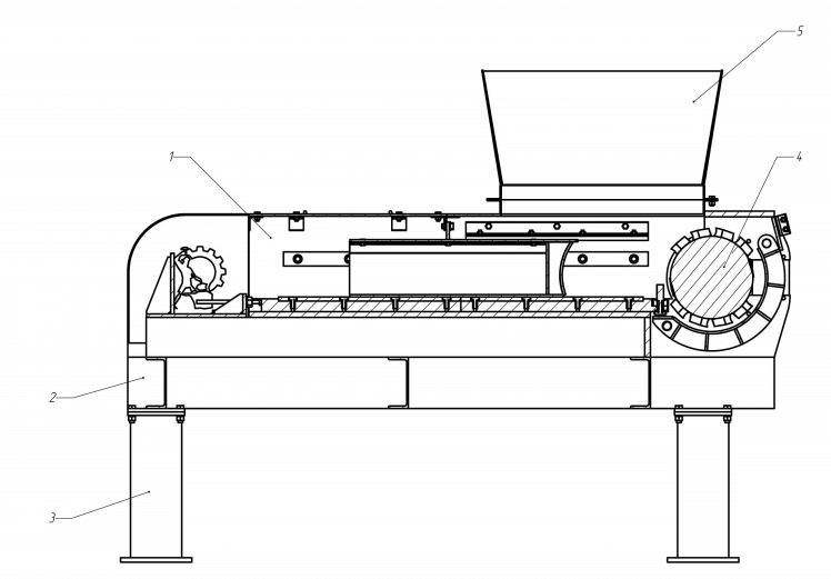 Одновальный шредер