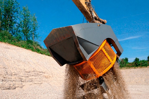 Роторный просеивающий ковш КПР-08