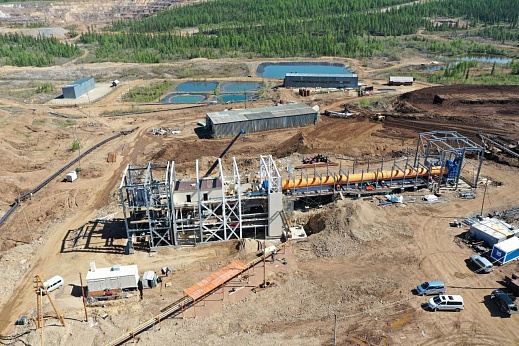 Печь обжига золотосодержащих руд