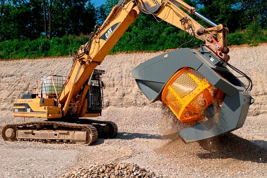 Роторный просеивающий ковш КПР-08