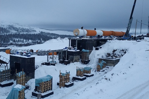 Печь обжига золотосодержащих руд