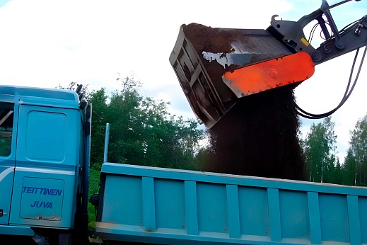 Шредерный просеивающий ковш КПШ-50