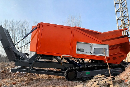 Мобильный шредер на гусеничном ходу ШМГ-250