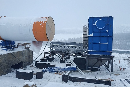 Печь обжига золотосодержащих руд