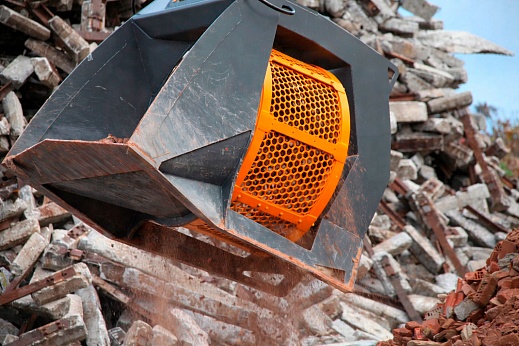 Роторный просеивающий ковш КПР-08