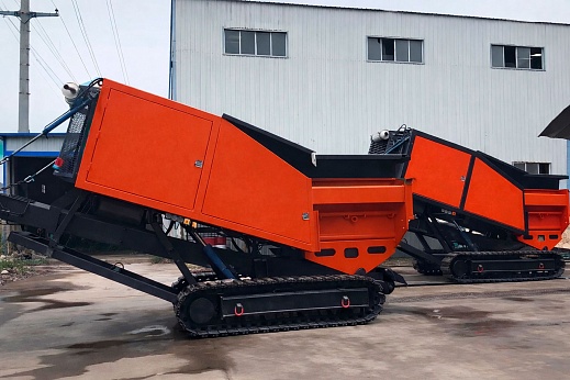 Мобильный шредер на гусеничном ходу ШМГ-250