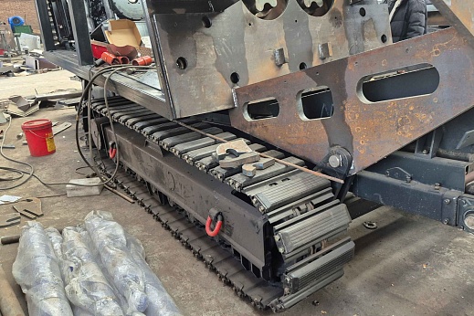 Мобильный шредер на гусеничном ходу ШМГ-750