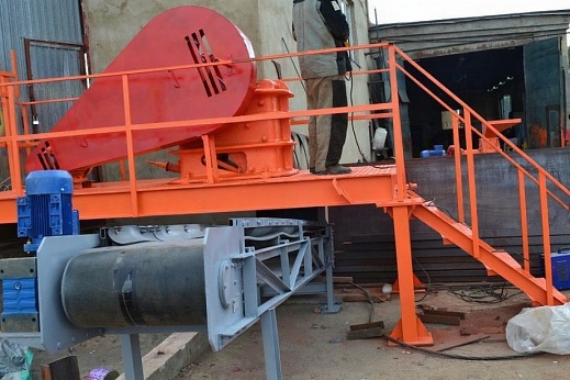 Дробильный комплекс для отходов ЖБИ