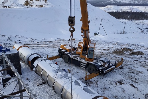 Печь обжига золотосодержащих руд