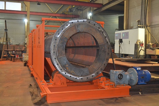 Барабанный грохот ГБ 2000х3400