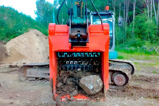 Шредерный просеивающий ковш КПШ-50