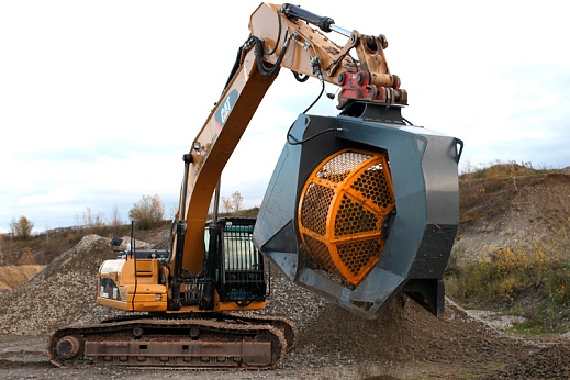 Роторный просеивающий ковш КПР-01