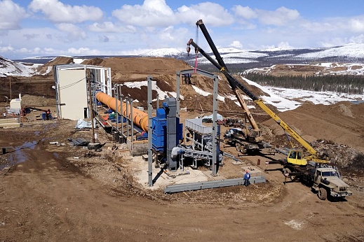 Печь обжига золотосодержащих руд