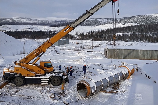 Печь обжига золотосодержащих руд