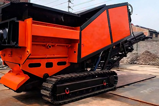 Мобильный шредер на гусеничном ходу ШМГ-250