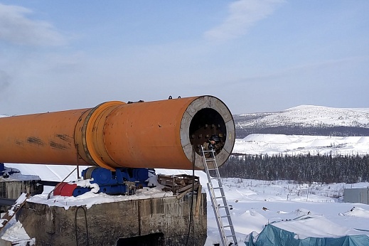 Печь обжига золотосодержащих руд