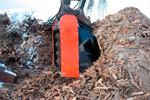 Шредерный просеивающий ковш КПШ-50