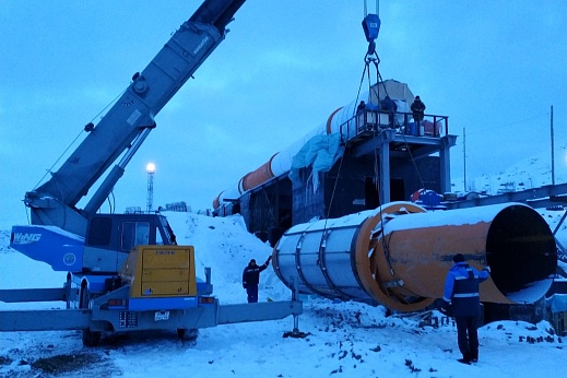 Печь обжига золотосодержащих руд