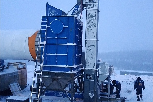 Печь обжига золотосодержащих руд