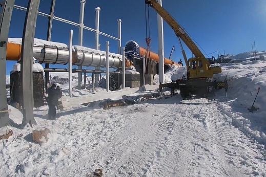 Печь обжига золотосодержащих руд