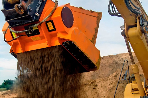 Шредерный просеивающий ковш КПШ-50