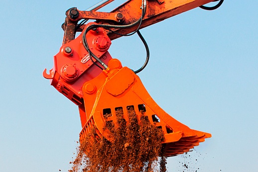 Вибрационный просеивающий ковш КПВ-8Т