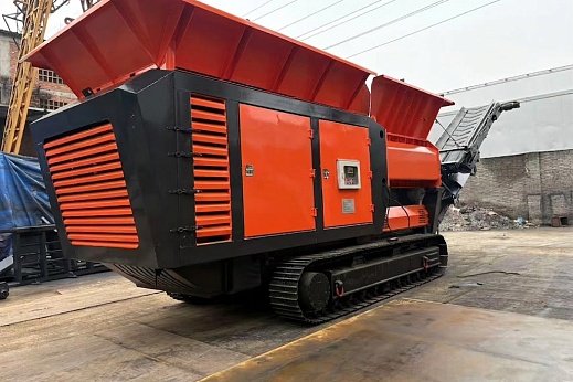 Мобильный шредер на гусеничном ходу ШМГ-750