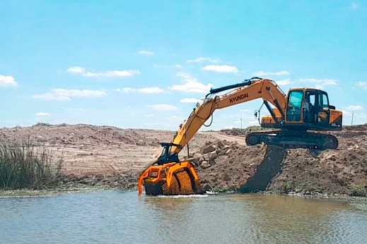 Роторный просеивающий ковш КПР-08