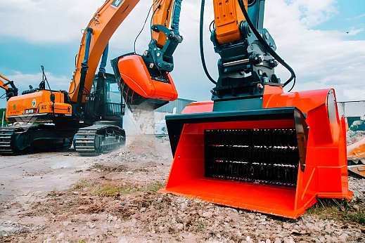 Шредерный просеивающий ковш КПШ-50