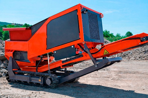 Мобильный шредер на гусеничном ходу ШМГ-250